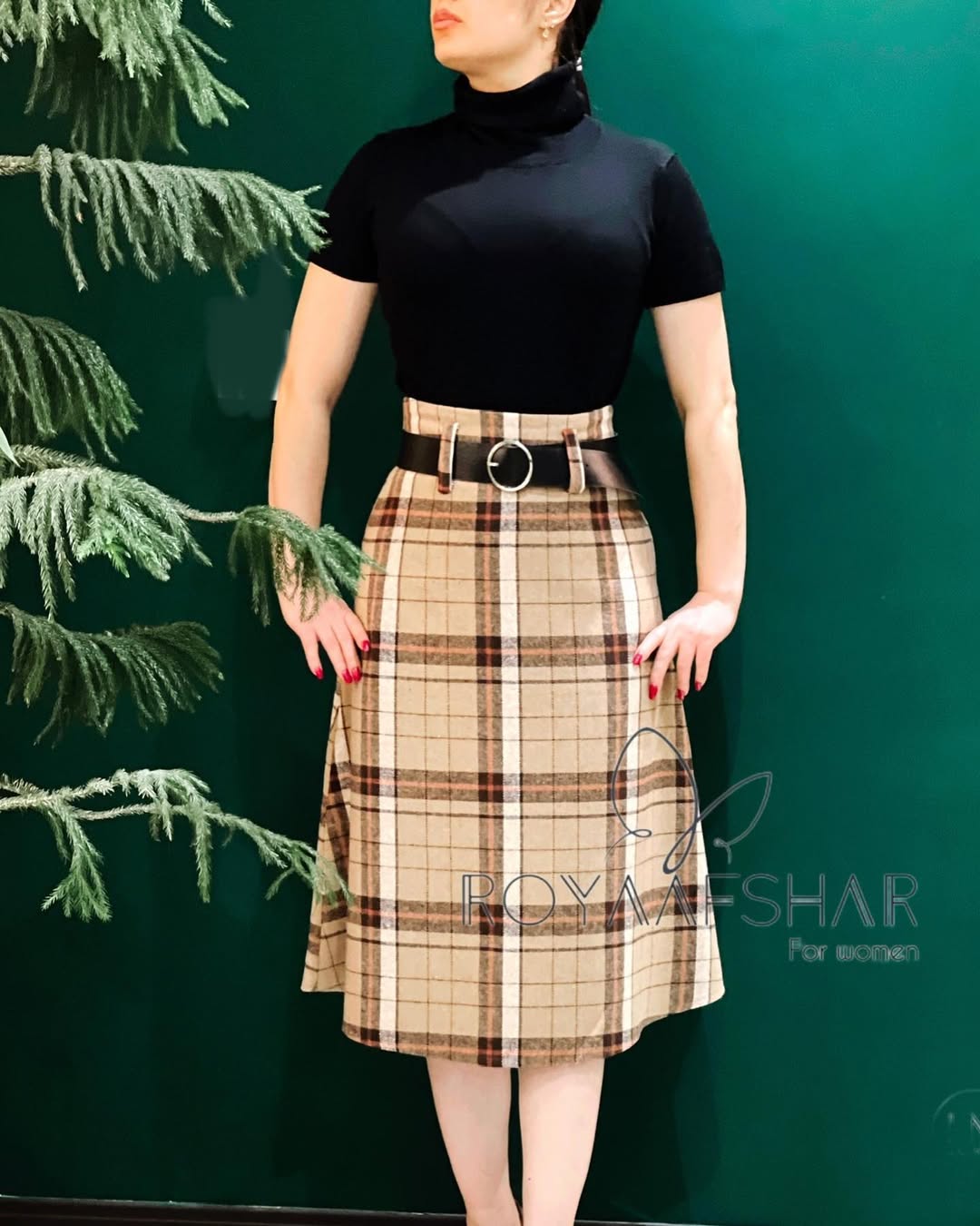 دامن چهارخونه زمستانی دلربا ۲